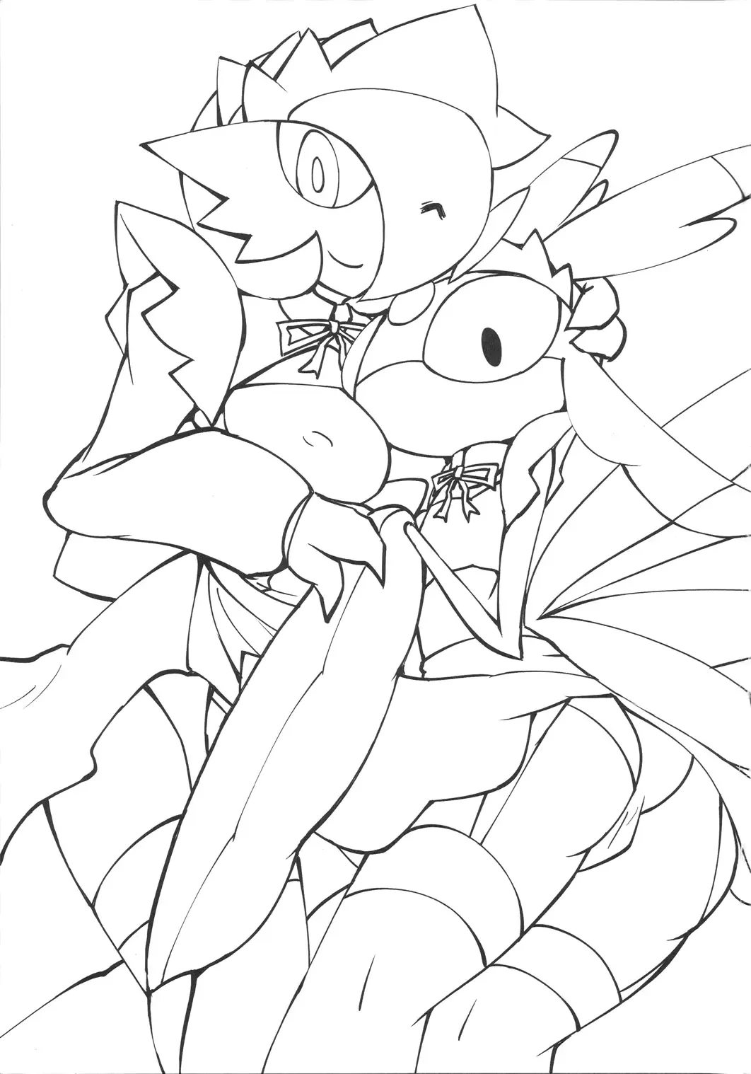 [Ikanomaru] Maid-san to Hanakamakiri-san no Ongaeshi Fhentai - Page 2