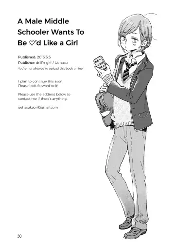 [Uehasu] Danshi Chuugakusei demo Onnanoko Mitai ni Saretai | A Male Middle Schooler Wants to Be ♡'d like a Girl Fhentai - Page 31