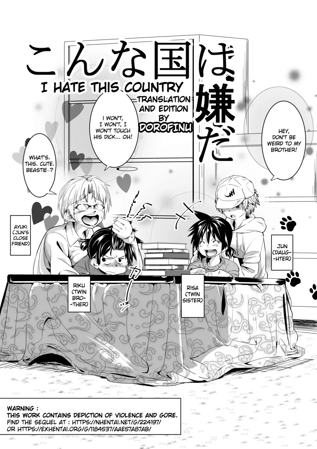 [Tokuni Mirashichi] Konna Kuni wa Iyada | I Hate this Country Fhentai - Page 3
