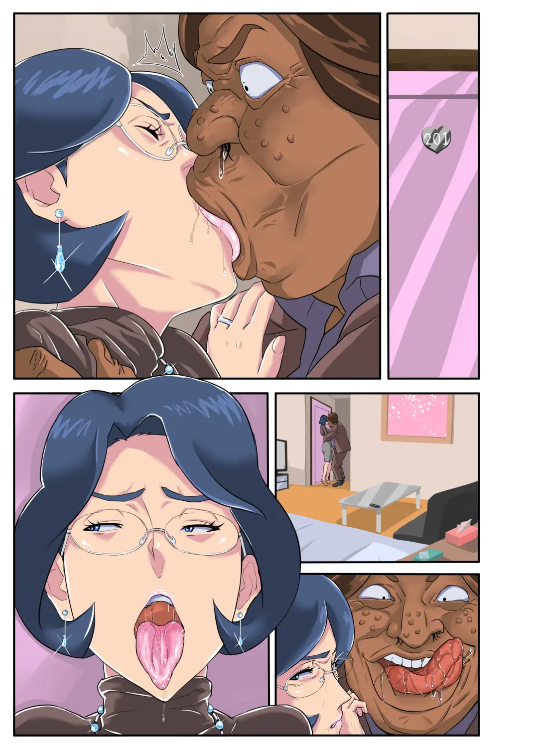 Bakunyuu Tsuma Namatamari Kyouko ~Sekuhara Buchou ni Nerawareta Tsuma~ Fhentai - Page 76