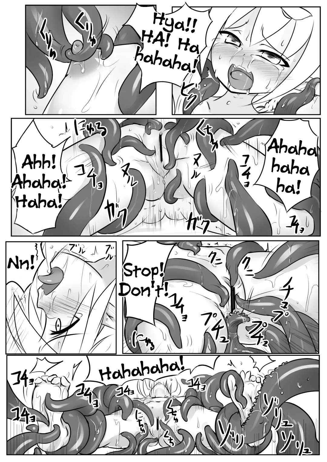 [Tonotani] Kusuguri Quest ~Shokushu hen~ | Tickle Quest ~Tentacle Edition~ Fhentai - Page 16