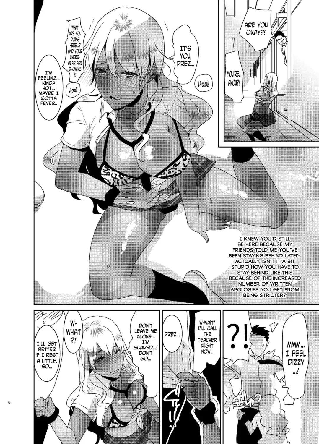 [Aimaitei Umami] Futanari Kyokon Kuro Gal ni Gyaku Anal Fukujuu Saserareru nante... Fhentai - Page 6