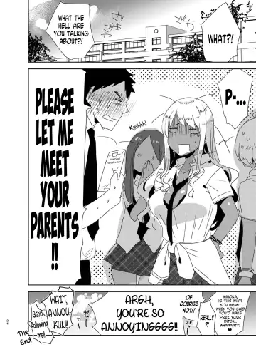 [Aimaitei Umami] Futanari Kyokon Kuro Gal ni Gyaku Anal Fukujuu Saserareru nante... Fhentai - Page 24