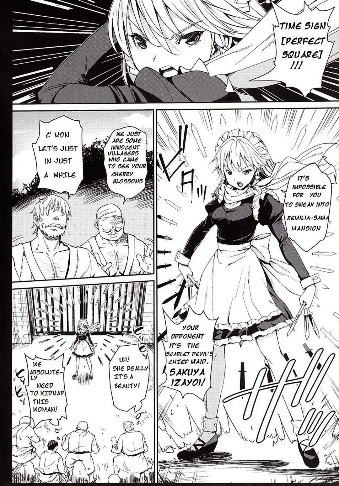 [Ma-kurou] Izayoi Sakuya o Rachi Kankin & Shuudan Boukou Fhentai - Page 4