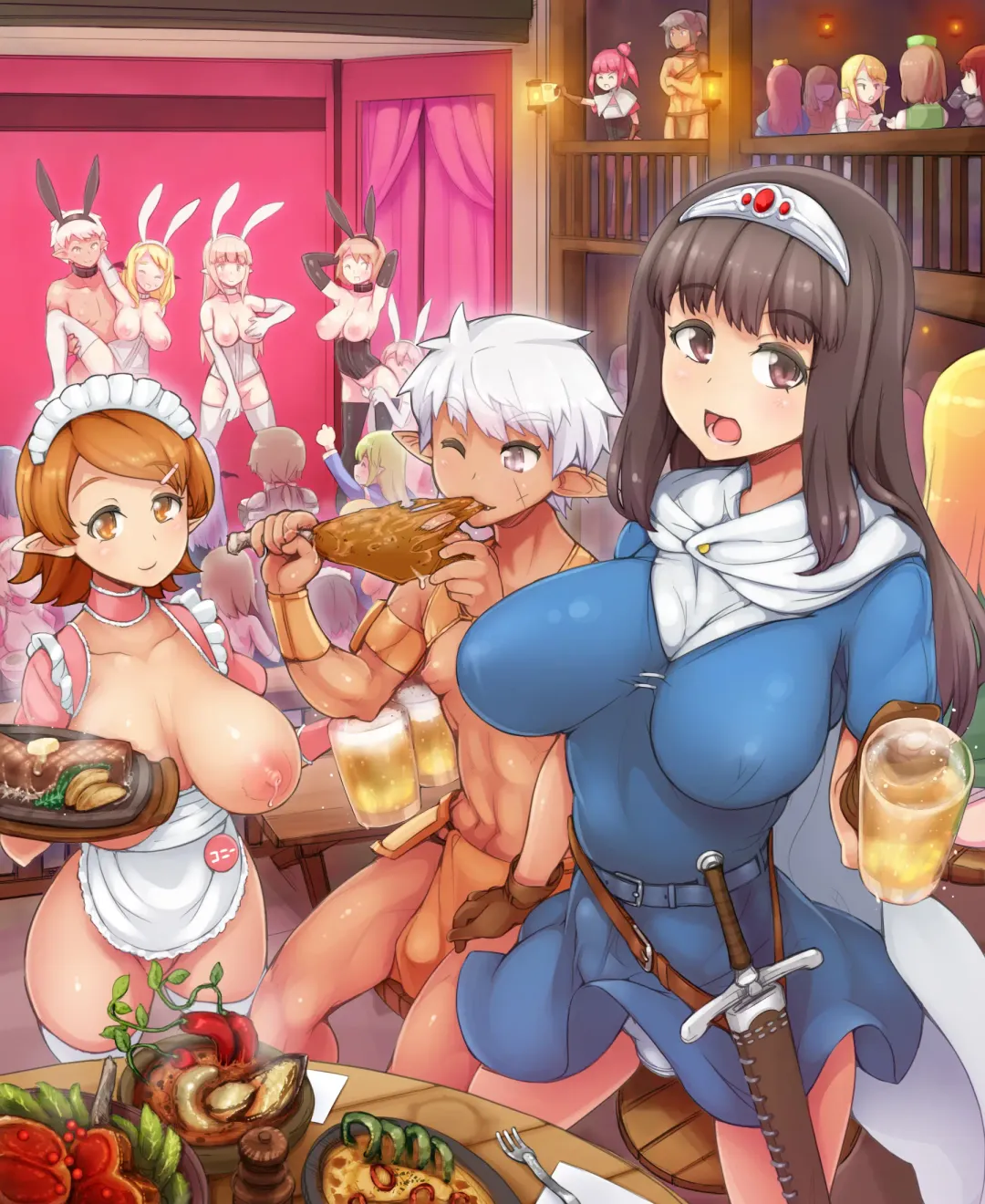 [Abubu] Yuusha no Bouken ~Miwaku no Youseitei no Yoru~ Fhentai - Page 55