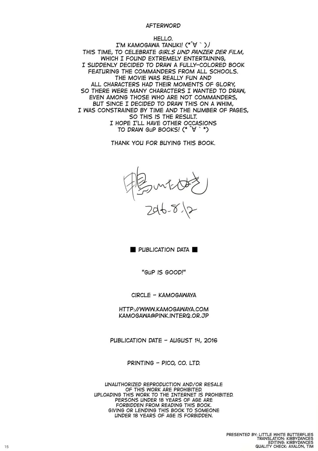 [Kamogawa Tanuki] GuP is Good! Fhentai - Page 12