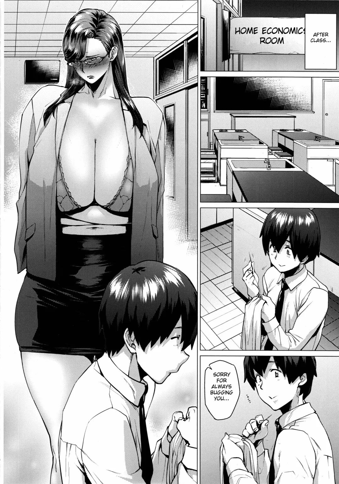 [Etuzan Jakusui] Tobashi Sensei wa Kyou mo Button o Tobasu. Fhentai - Page 5