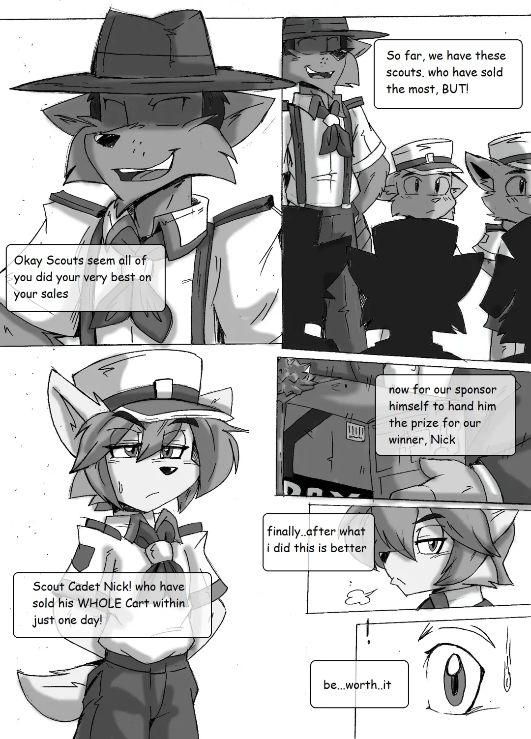 [Akatsukishiranui-fox] Cookie Selling - The Reward of a Scout Fhentai - Page 18