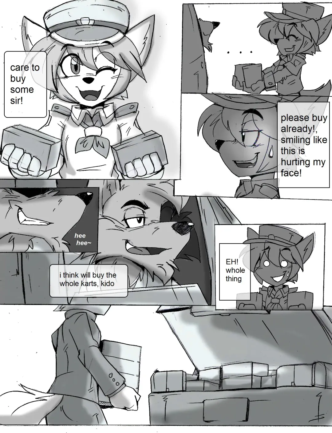 [Akatsukishiranui-fox] Cookie Selling - The Reward of a Scout Fhentai - Page 6