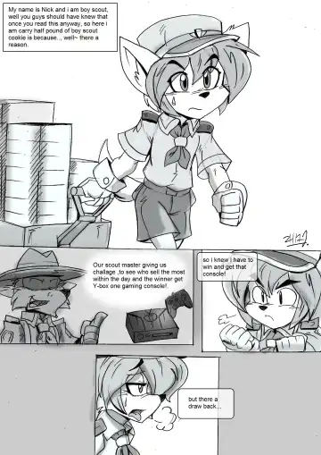 [Akatsukishiranui-fox] Cookie Selling - The Reward of a Scout Fhentai - Page 3