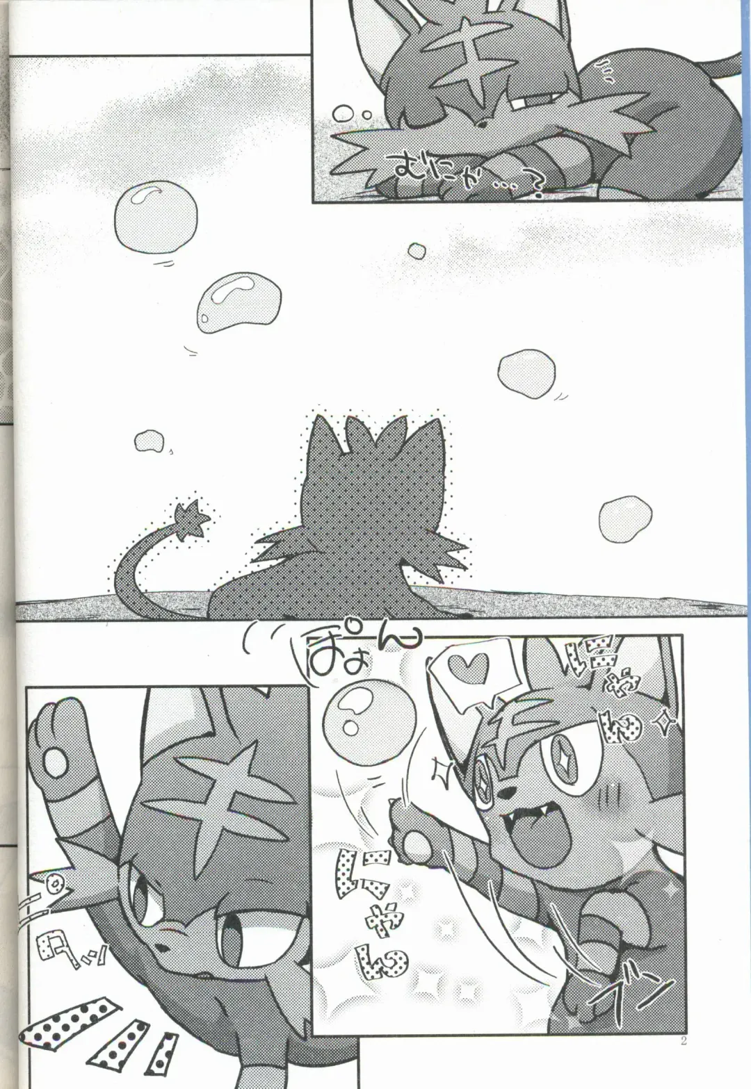 [Shiro] Ashi Nyabi Panic!! | 球球海狮与火斑喵的危机 Fhentai - Page 3