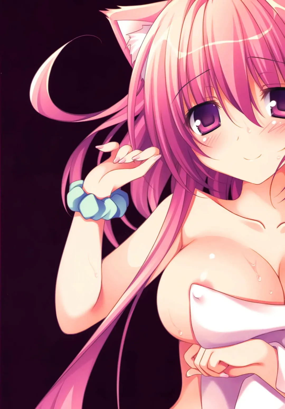 [Nanaroba Hana] Kenage Nekomusume Yuagari Ecchi Hen Plus Fhentai - Page 26