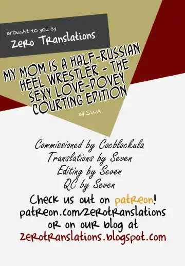 [Swa] Mama wa Russian Half no Akuyaku Wrestler - Icha Love Kyuuai Hen | My Mom is a Half-Russian Heel Wrestler - The Sexy Love-Dovey Courting Edition Fhentai - Page 30