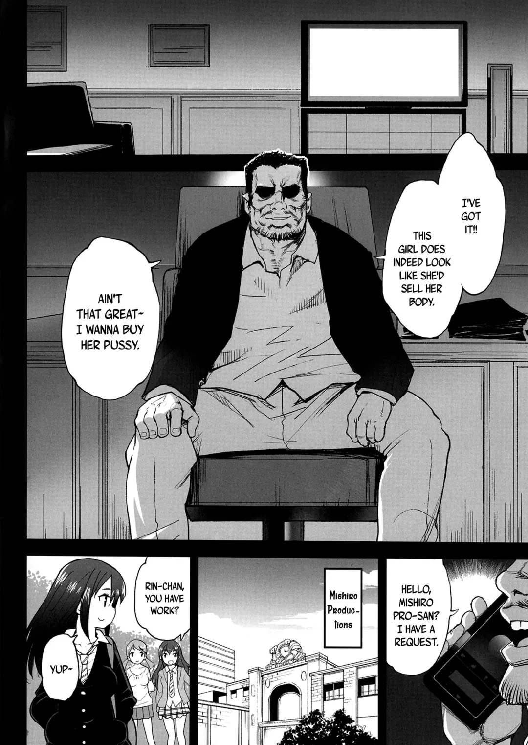 [Ma-kurou] Shibuya Rin, Ochiru ~Ossan ga Shibuya Rin to Enkou Sex~ | Shibuya Rin Falls ~An Old Guy Has Paid Sex With Shibuya Rin~ Fhentai - Page 3