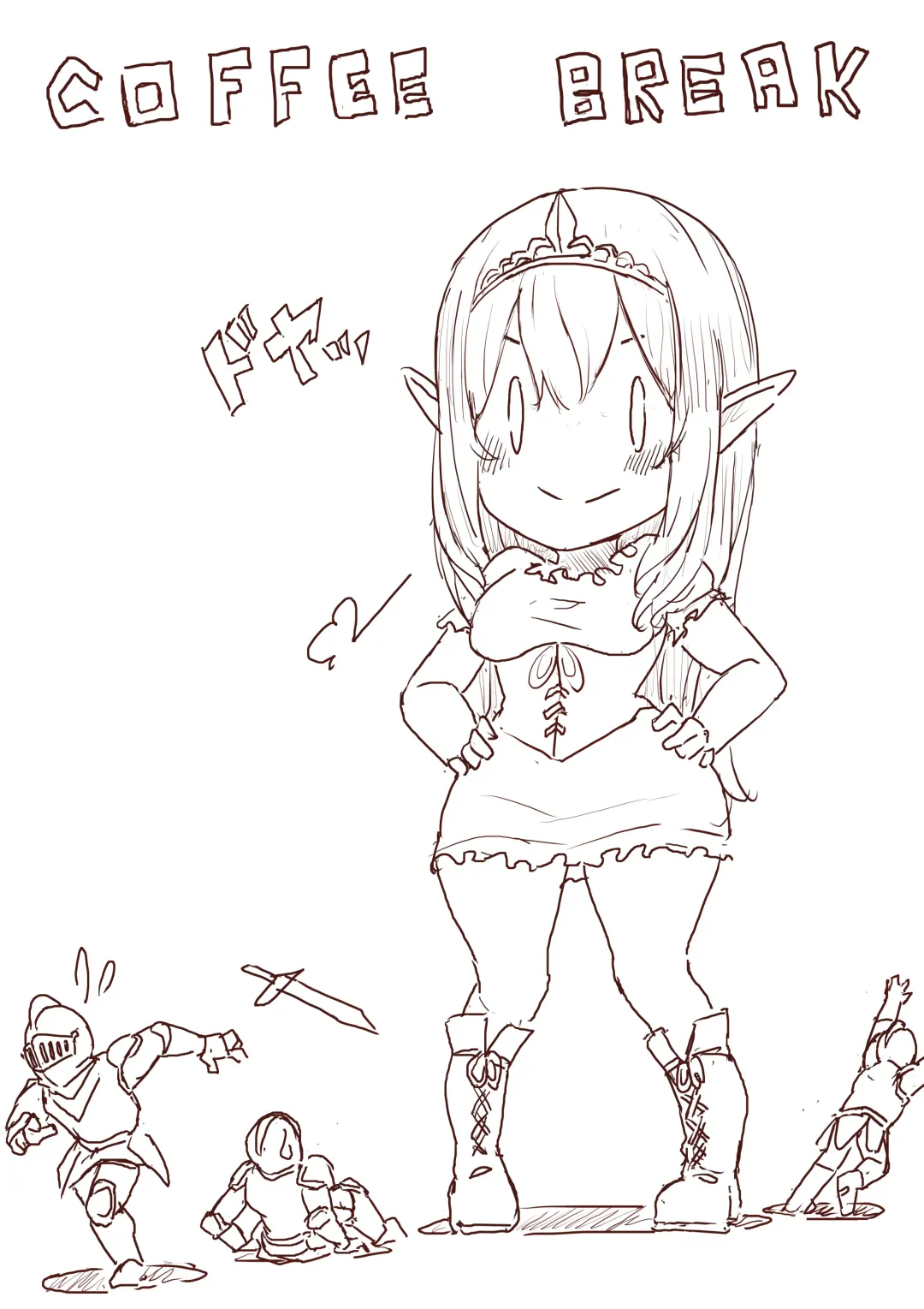 [Uru] Elf Princess Strikes Back Fhentai - Page 48