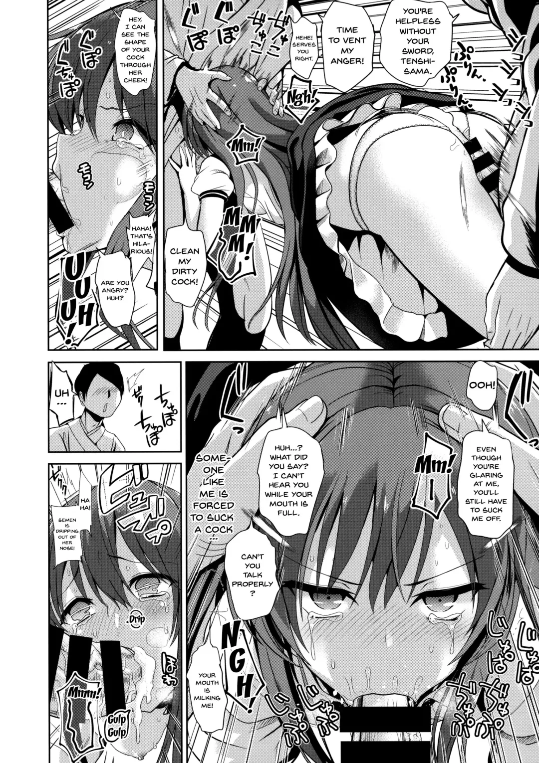 [Haitokukan] Touhou Lynch 2 Hinanai Tenshi Namaiki na Tenshi-chan ni Oshioki | A punishment for the cheeky Tenshi-chan Fhentai - Page 7