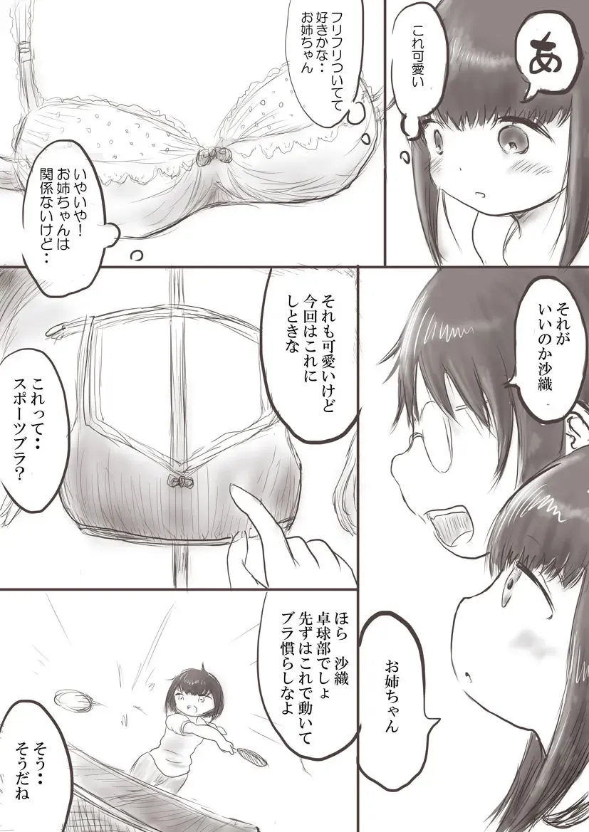 [Oden No Shima] Onee-chan to Saori no Hajimete Bra Fhentai - Page 3