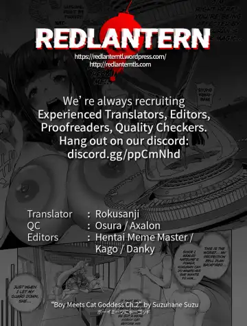 [Suzuhane Suzu] Boy Meets Nyaa God | Boy Meets Cat Goddess Ch. 1-4 Fhentai - Page 75