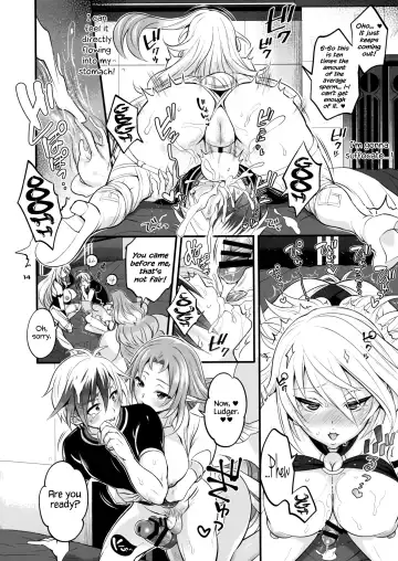 [Tokimachi Eisei] Futanari Seirei Shimai ni Shieki Sarechau!? Fhentai - Page 14