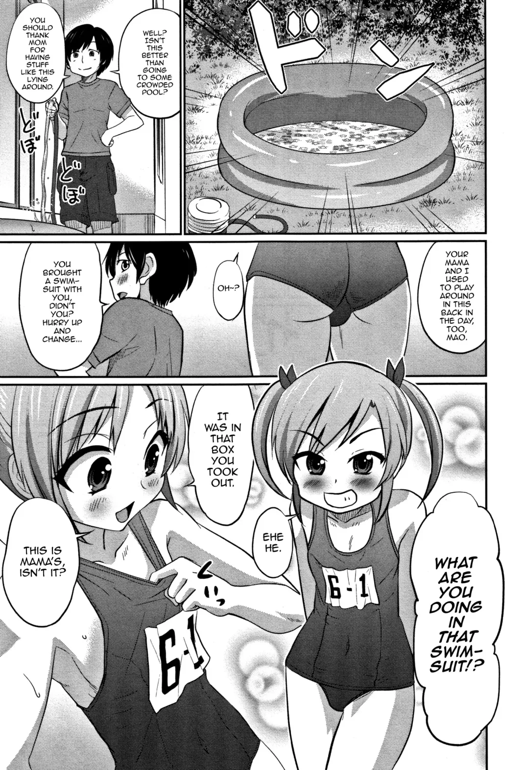 [Hanamaki Kaeru] Ouchi de Pool -Let's Swimming♥- Fhentai - Page 7