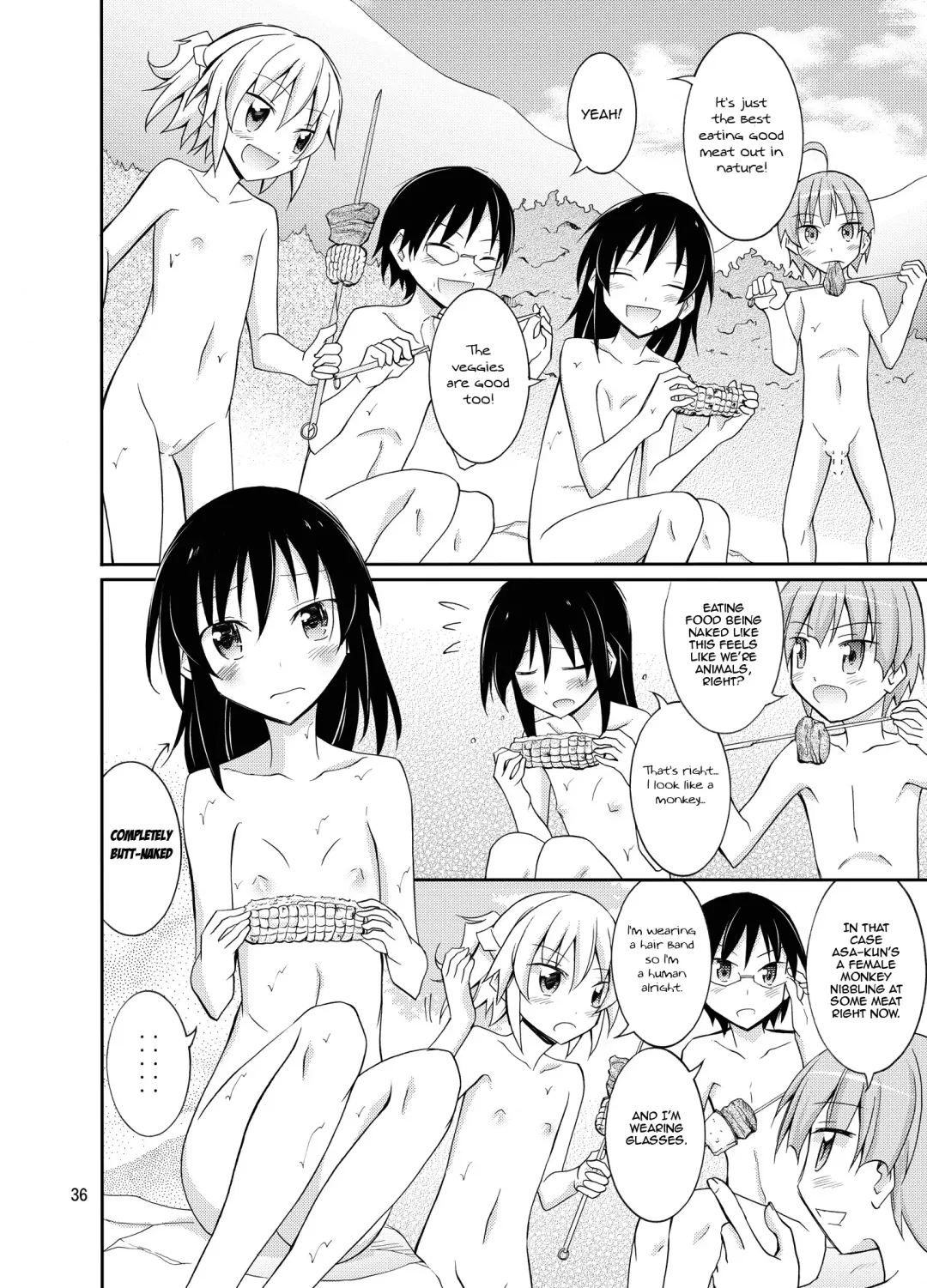 [Matsuno Susumu] Supponpon de Chounaikai Camp - Naked with the Neighbourhood Association Camp Fhentai - Page 36