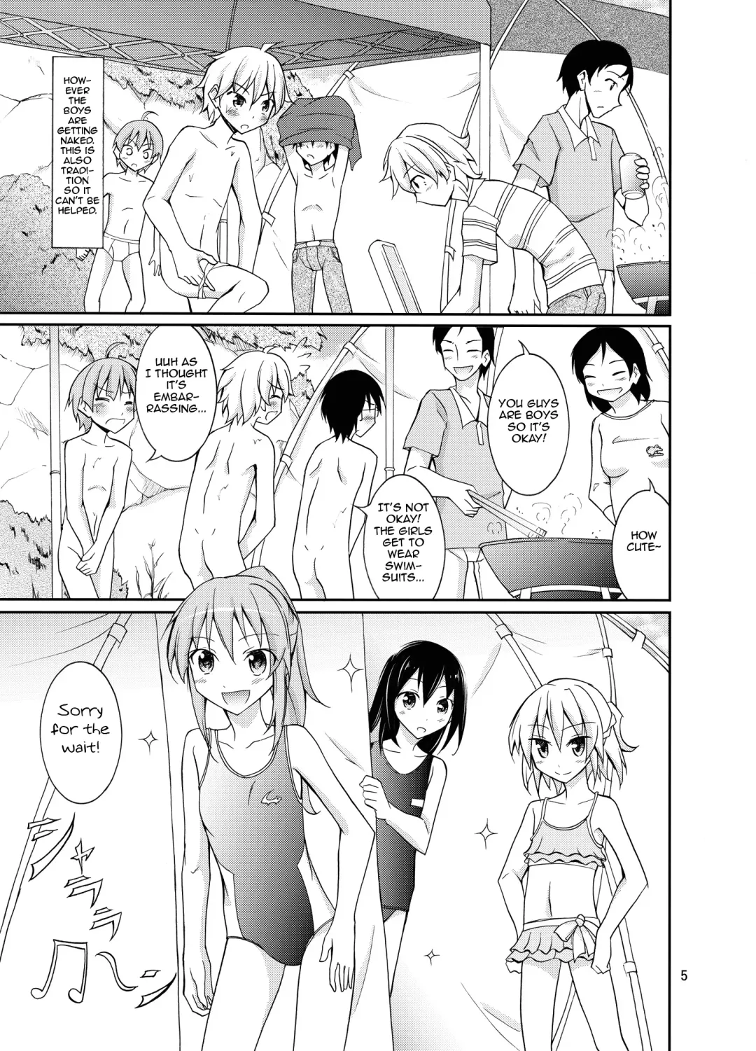 [Matsuno Susumu] Supponpon de Chounaikai Camp - Naked with the Neighbourhood Association Camp Fhentai - Page 5