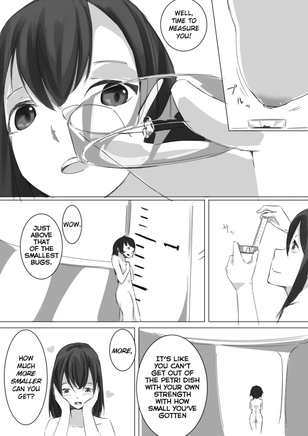 [Marushamo] Shukushou Kensa | Shrinking Examination Fhentai - Page 19