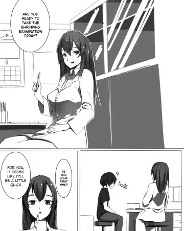 Read [Marushamo] Shukushou Kensa | Shrinking Examination - Fhentai