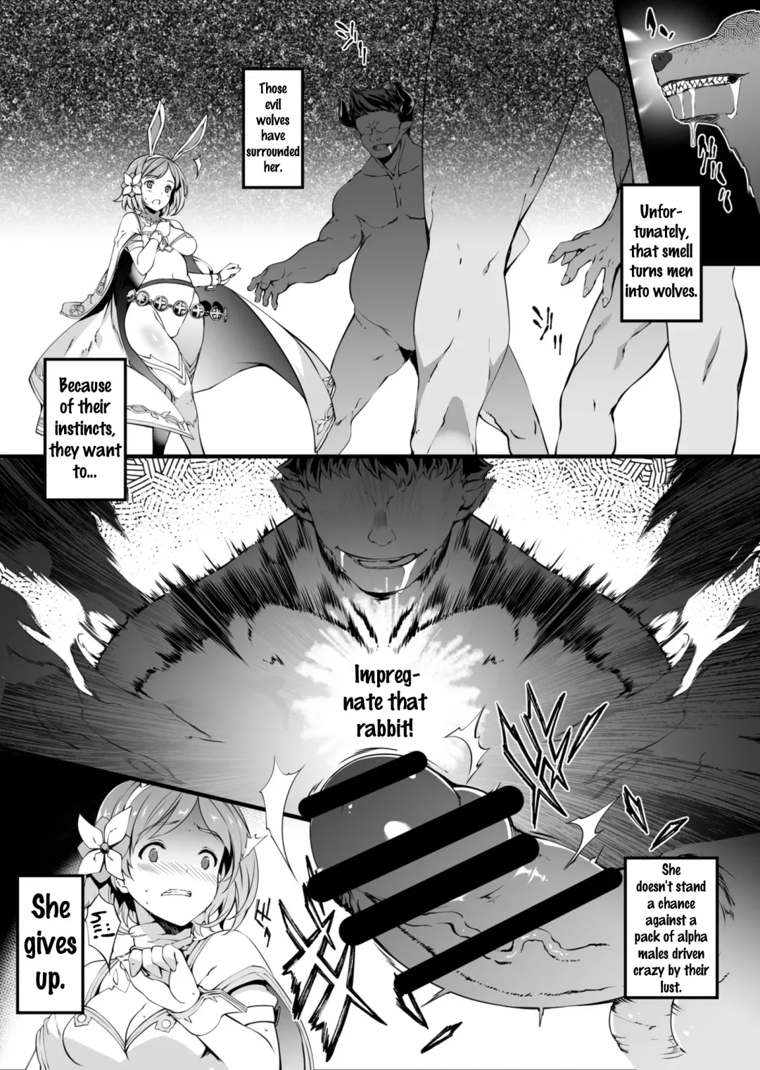 [Tachibana Yuu] Usagi wa Ookami-tachi ni Taberarete Shimaimashita. Fhentai - Page 3