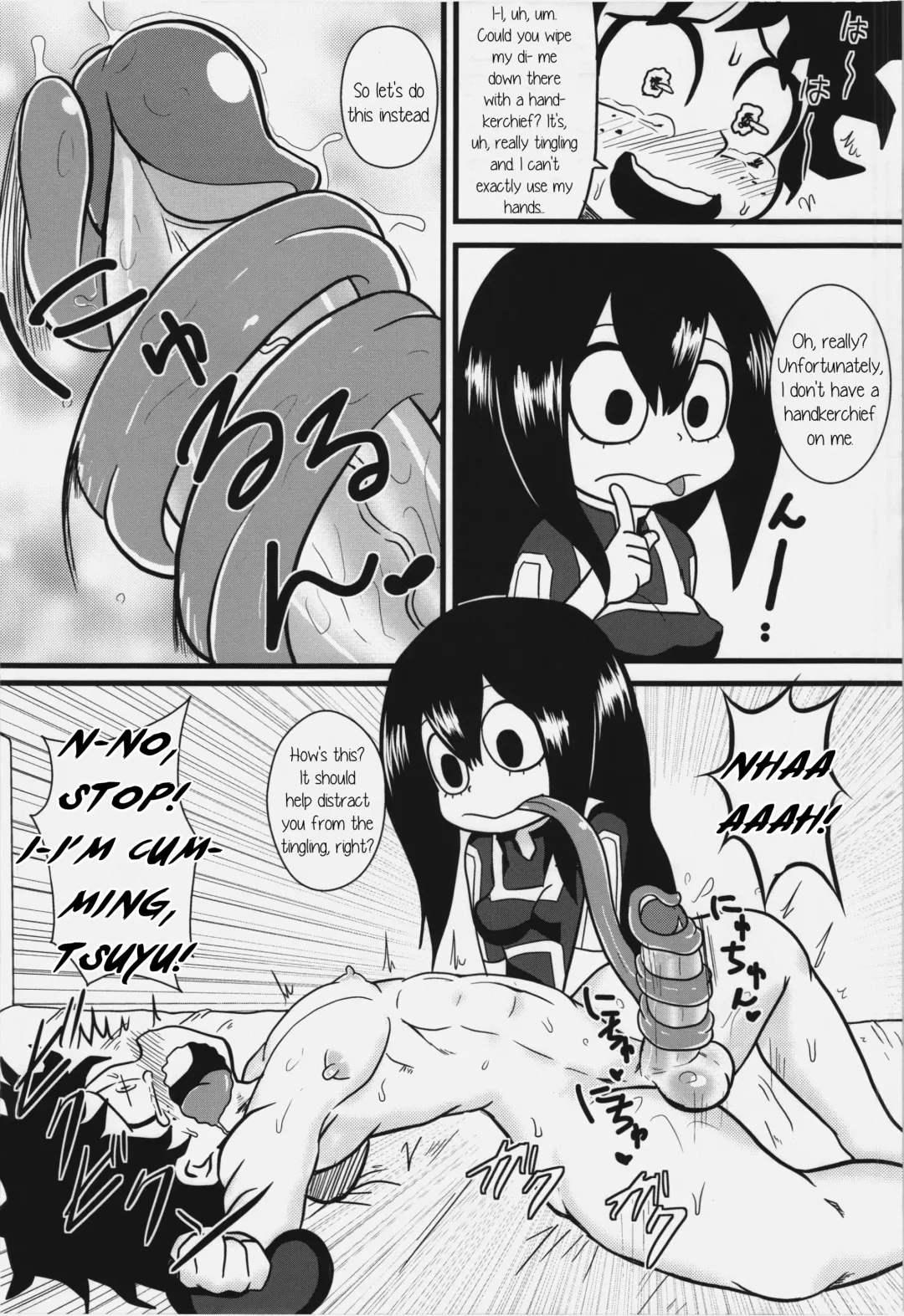 [Tsunamushi] Tsuyu-chan to! Ganbare tte Kanji no Dex | Tsuyu and! Some Do-Your-Best DEKX (decensored) Fhentai - Page 8