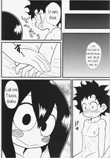 [Tsunamushi] Tsuyu-chan to! Ganbare tte Kanji no Dex | Tsuyu and! Some Do-Your-Best DEKX (decensored) Fhentai - Page 24