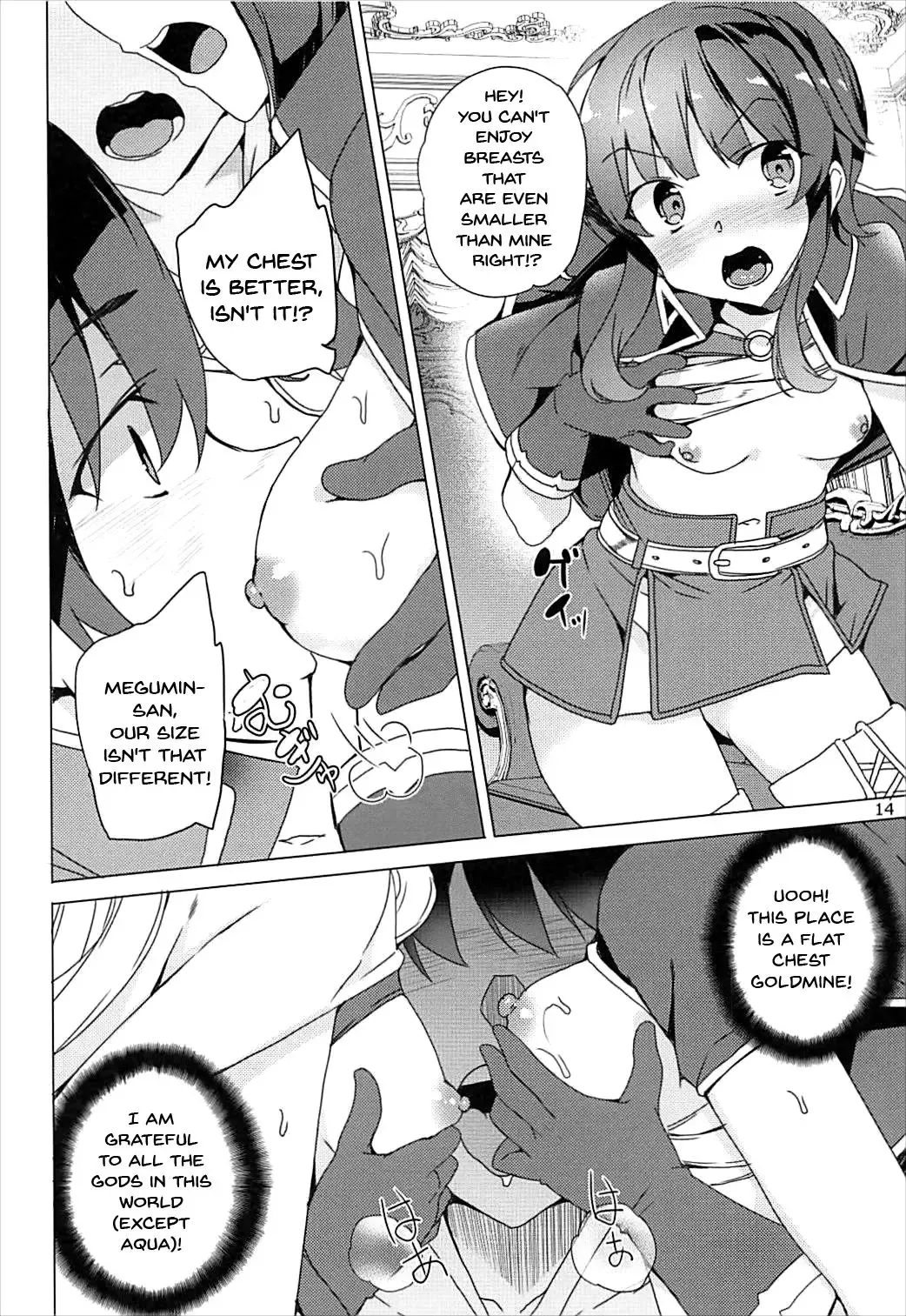 [Tanaka Decilitre] Sore Ike! Megumin Touzokudan | Over There! Megumin's Thief Group Fhentai - Page 13