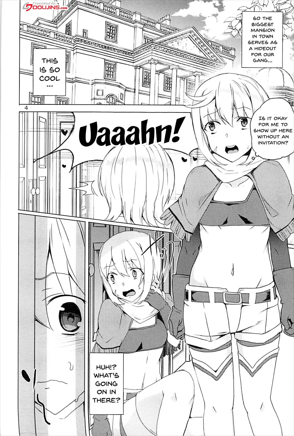 [Tanaka Decilitre] Sore Ike! Megumin Touzokudan | Over There! Megumin's Thief Group Fhentai - Page 3