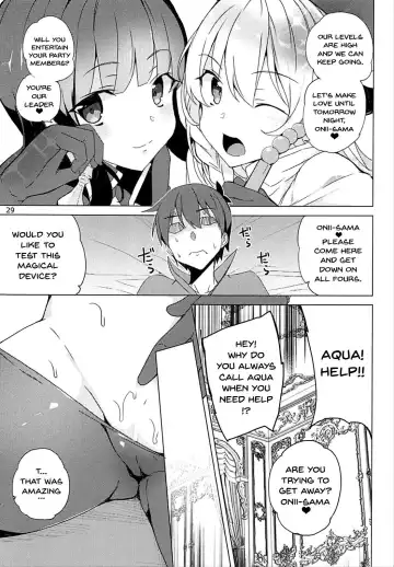 [Tanaka Decilitre] Sore Ike! Megumin Touzokudan | Over There! Megumin's Thief Group Fhentai - Page 28