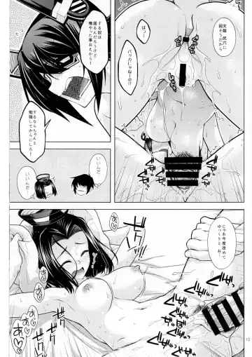 [Miyashiro Sousuke] Tenryuu-gata no Nee-san-tachi to Kannetsu no Hokyuu Fhentai - Page 12