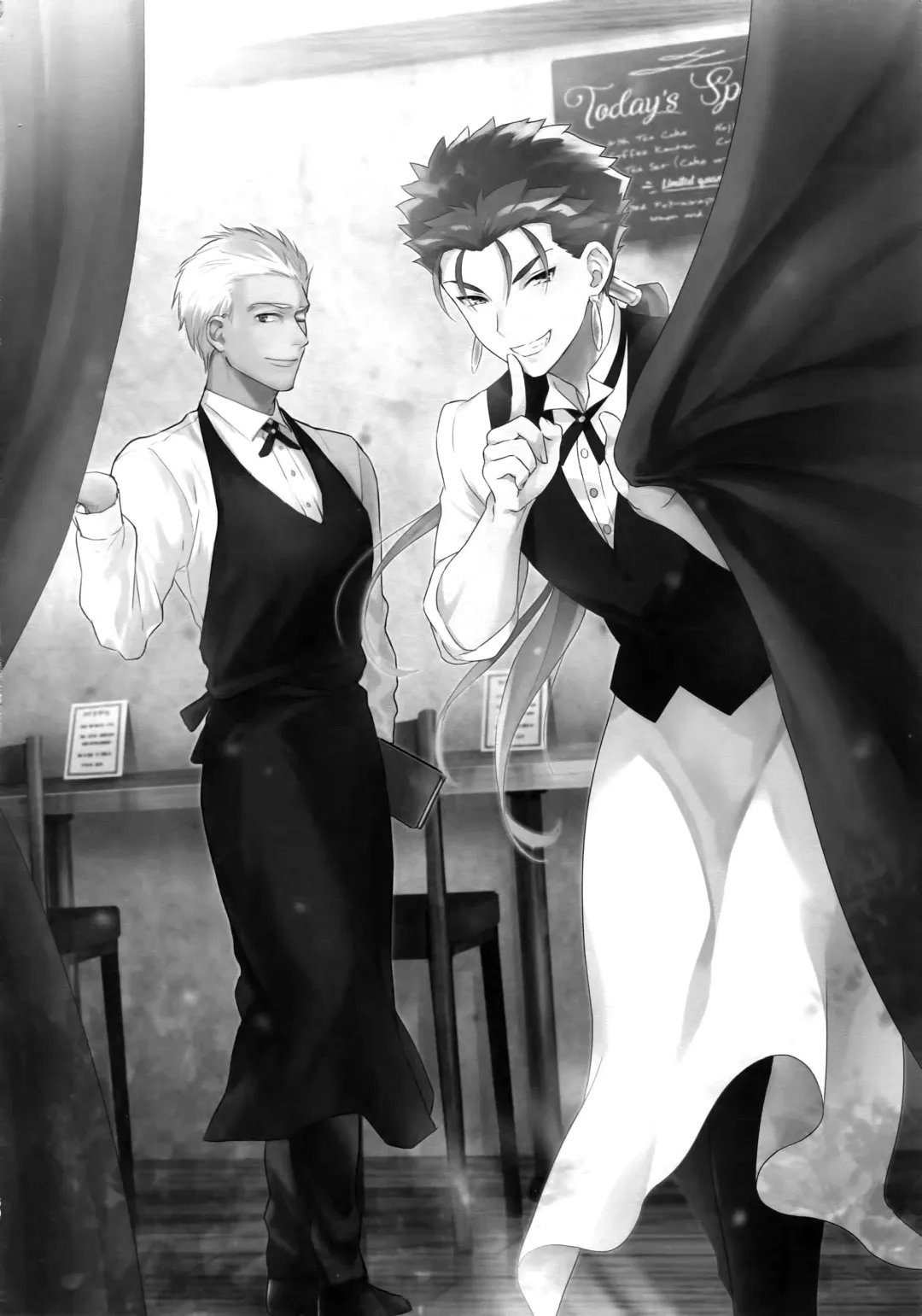 [Sy - Yami No Naka] Cafe Yumiyari ~Yumi Yari Cafe Paro Goudoushi~ Fhentai - Page 49