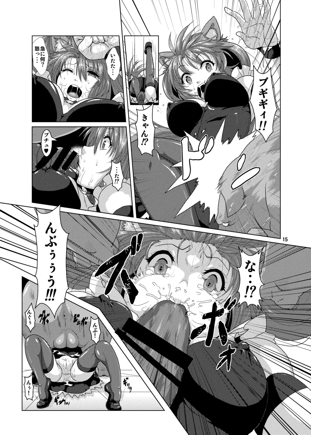 [Risei] Juukan Buta ni Otosareta Ookami Elf Fhentai - Page 14