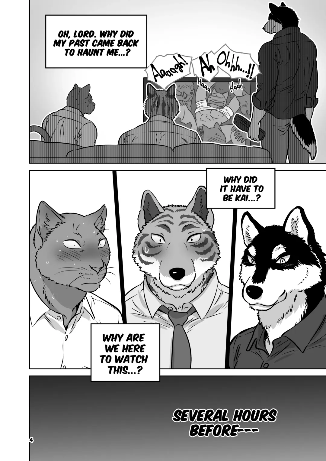 [Maririn] Chicken Heart Salaryman | Love My Dog Fhentai - Page 4