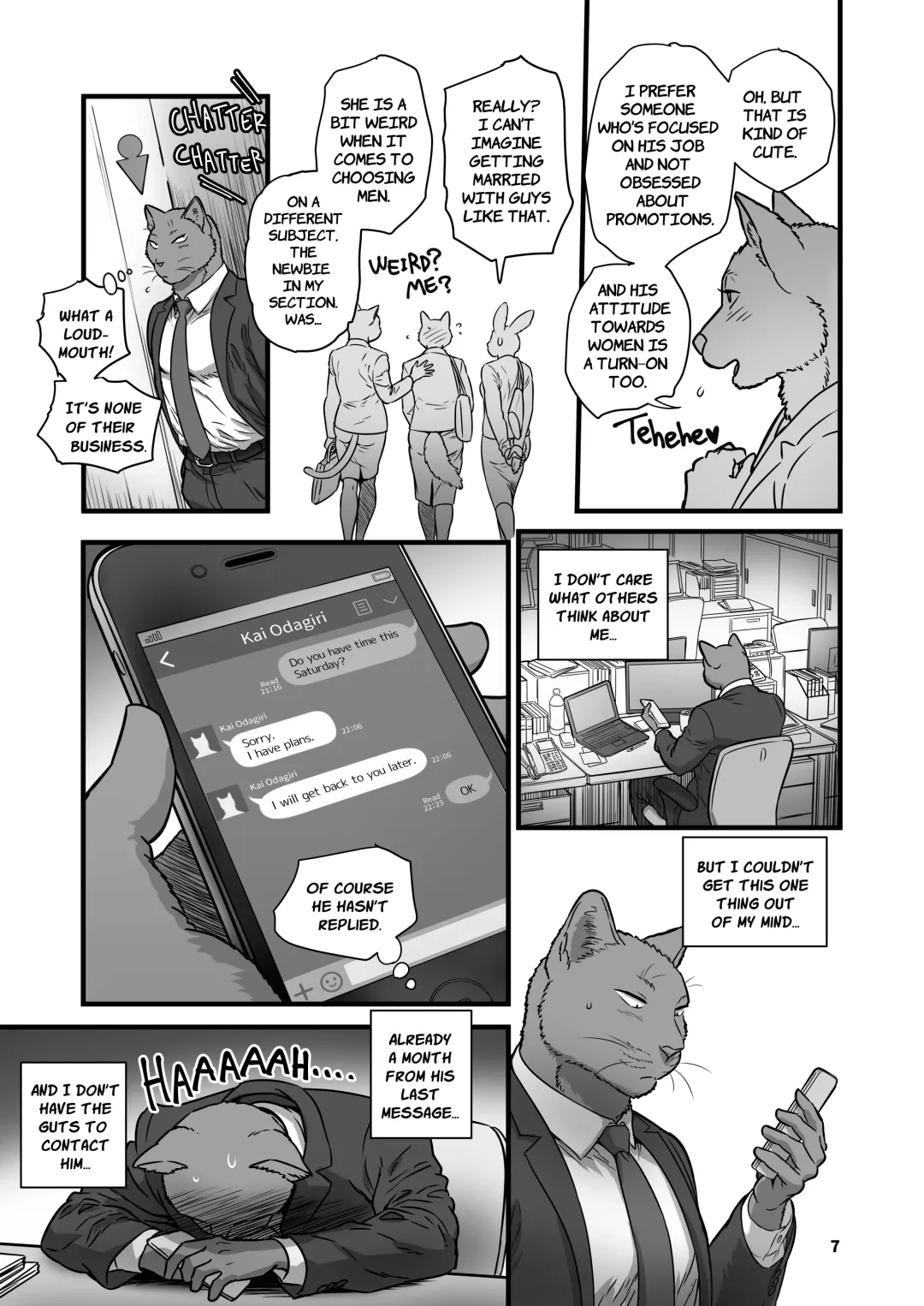 [Maririn] Chicken Heart Salaryman | Love My Dog Fhentai - Page 7