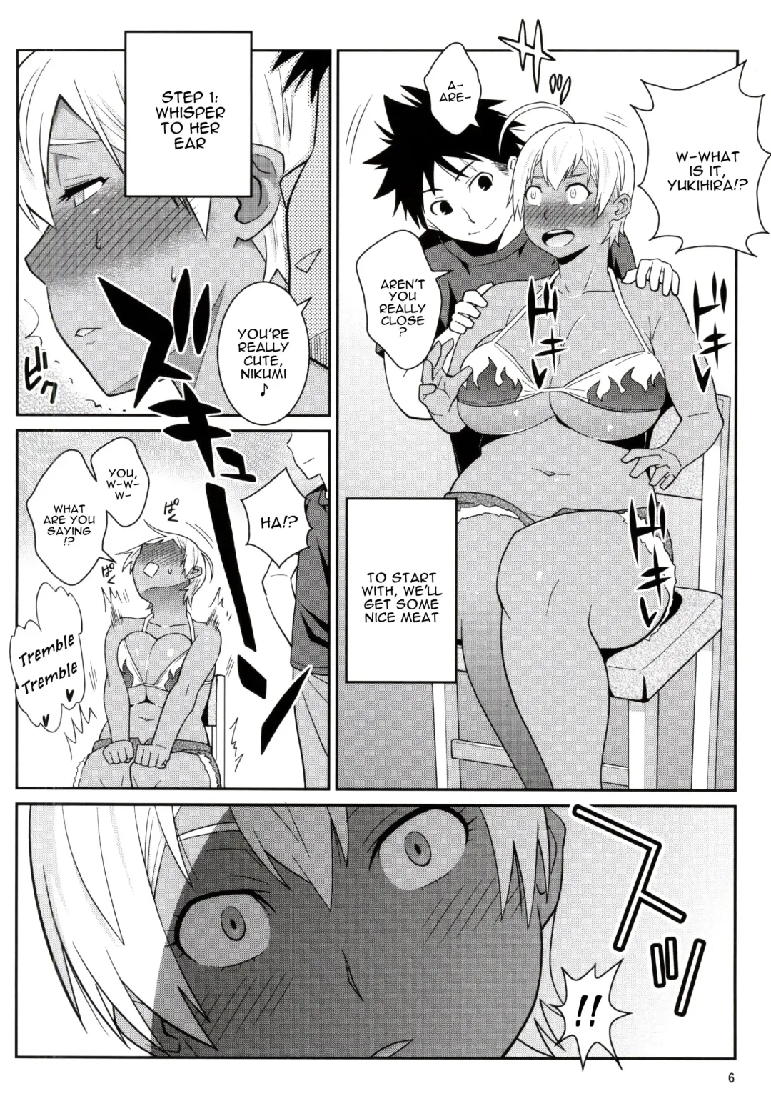[Nise Kurosaki] Yukihira 3-pun Cooking - Kyou no Shokuzai A5 Nikumi | Yukihira's 3-Minute Cooking - Today's Ingredient: A5 Meat Fhentai - Page 3