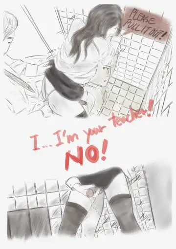 [Valdam] Crossdress teacher in toilet :  toilet rape Fhentai - Page 10