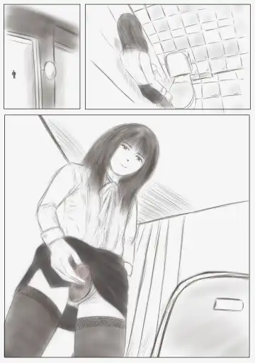 [Valdam] Crossdress teacher in toilet :  toilet rape Fhentai - Page 3
