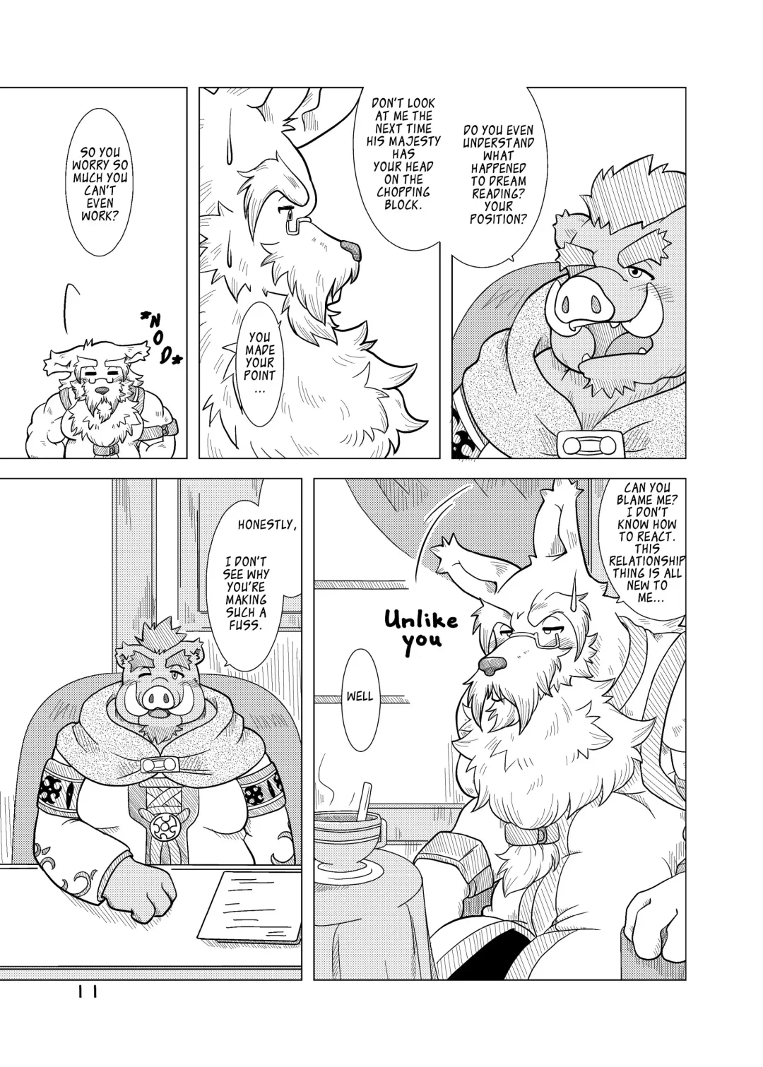 [Chobi] Hoshiyomi no Inu Tsukihami no Kuma 4 | The dog & the bear: The poet of the stars & the partaker of the moon 4 Fhentai - Page 10