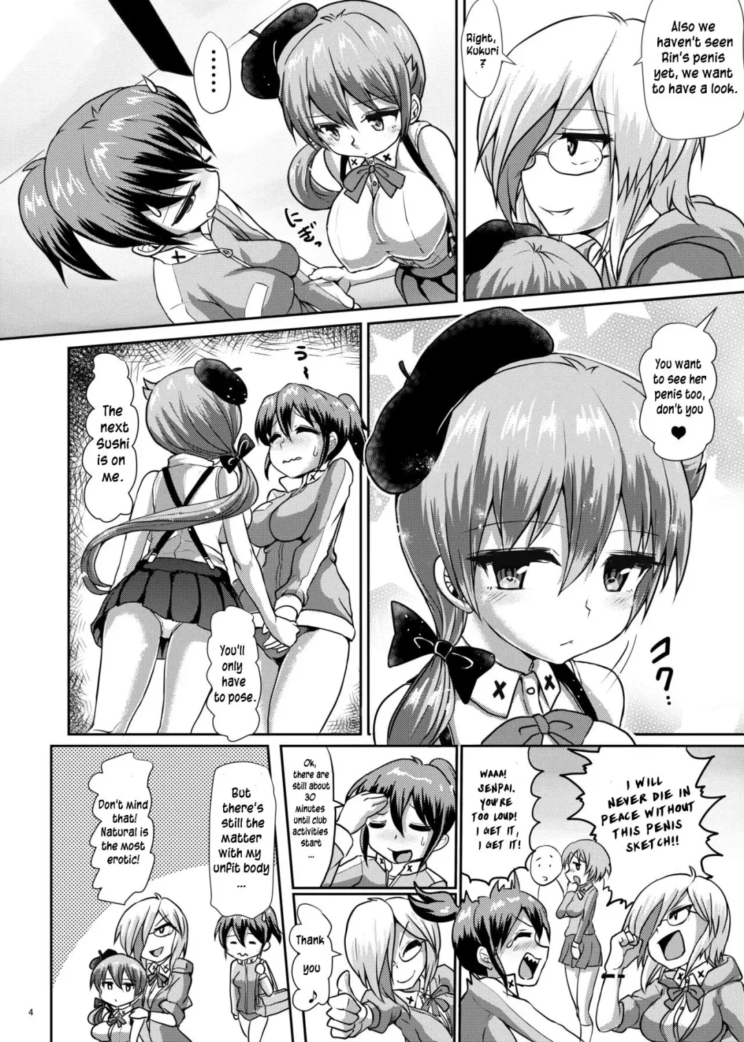 [Hakaba Yodomu] Futaman! -Houkago Shasei Sketch- | Futaman! -After school ejaculation sketch- Fhentai - Page 3