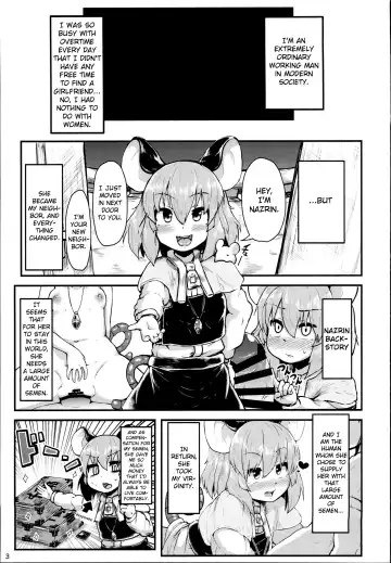 [Peso] Otonari no Nazrin wa Hanshokuki Fhentai - Page 3