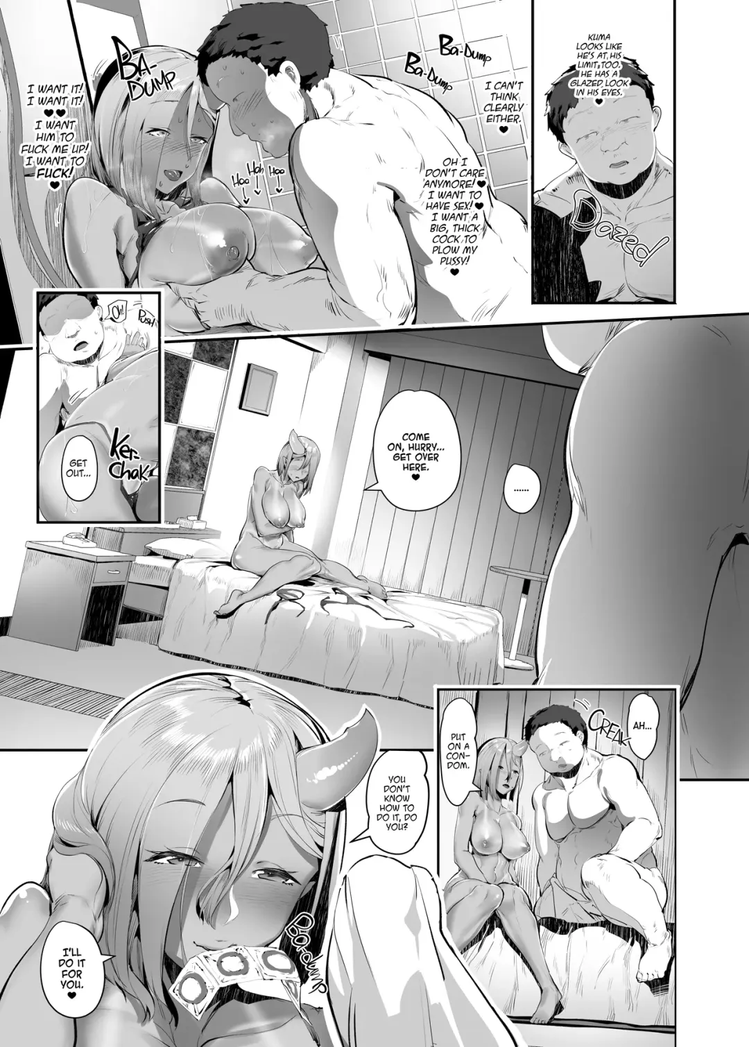 [Ahobaka] Oni Gal ni Shiborarechaimashita | Milked By an Oni Gal (decensored) Fhentai - Page 11