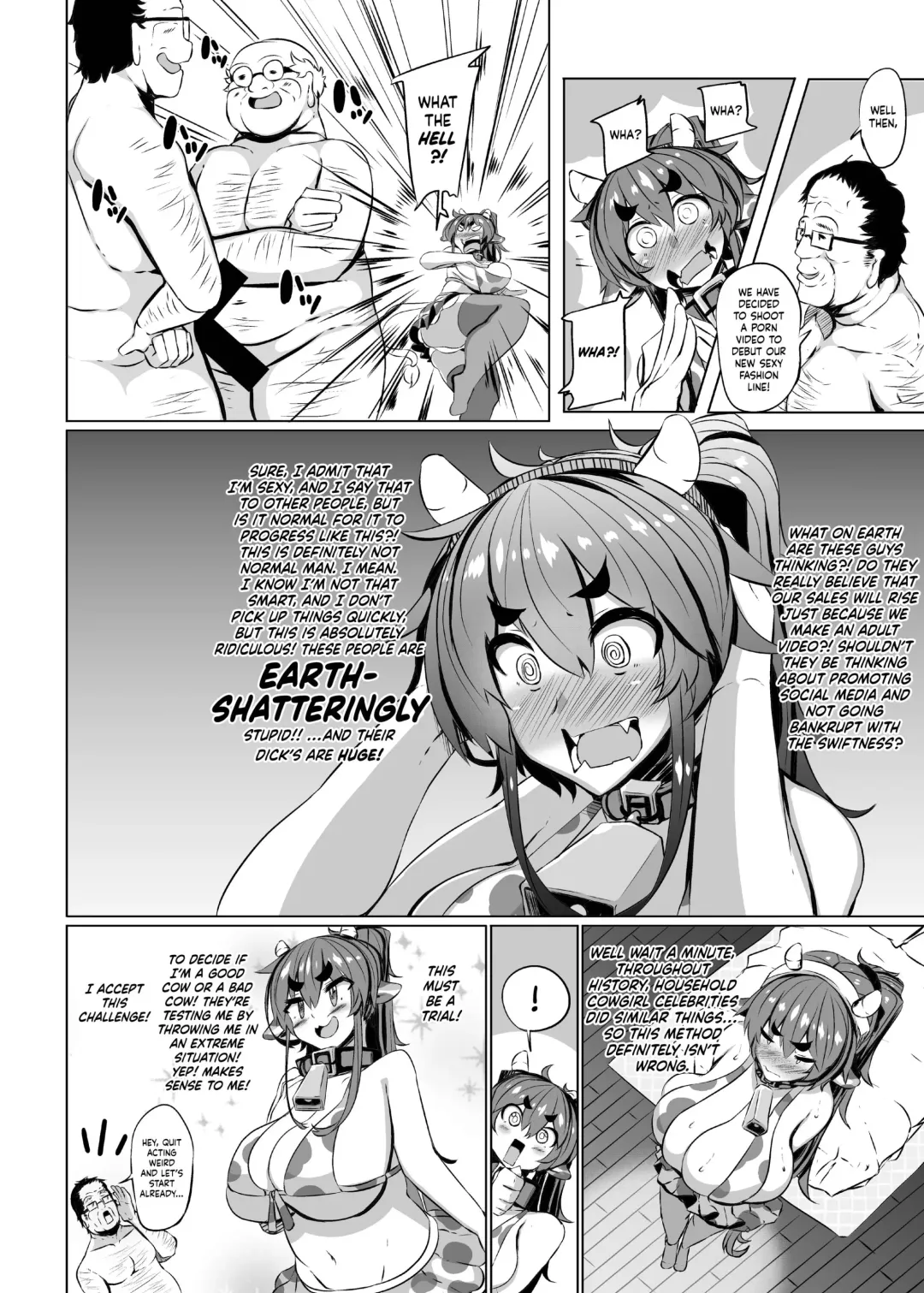 [Tsumetoro] Ushichichi Tabehoudai! (decensored) Fhentai - Page 6
