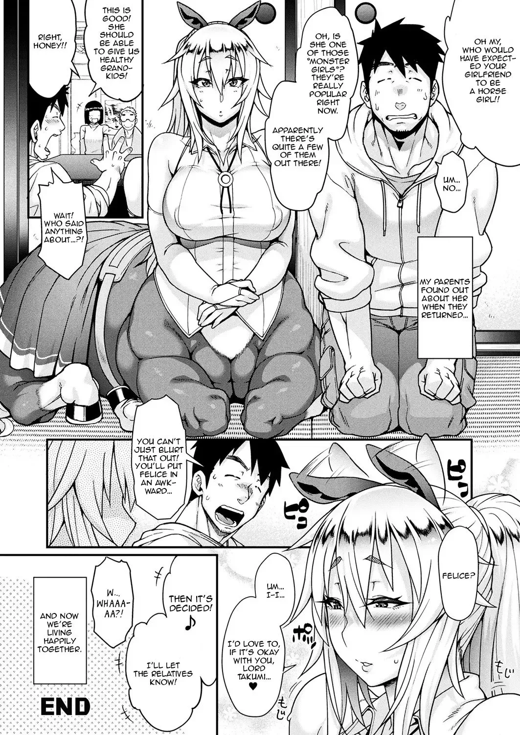 [Jun] Kemonokko Tsuushin ~Uma Musume Felice~ | Animal Girl Hotline ~ Horse Girl Felice ~ Fhentai - Page 24