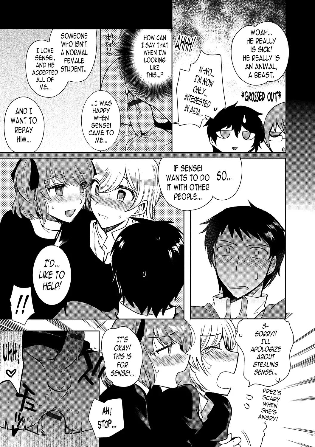 [Kirimoto Yuuji] Shiritsu Otokonoko Gakuen 3 | Private Ladyboy Academy Chapter 3 Fhentai - Page 9