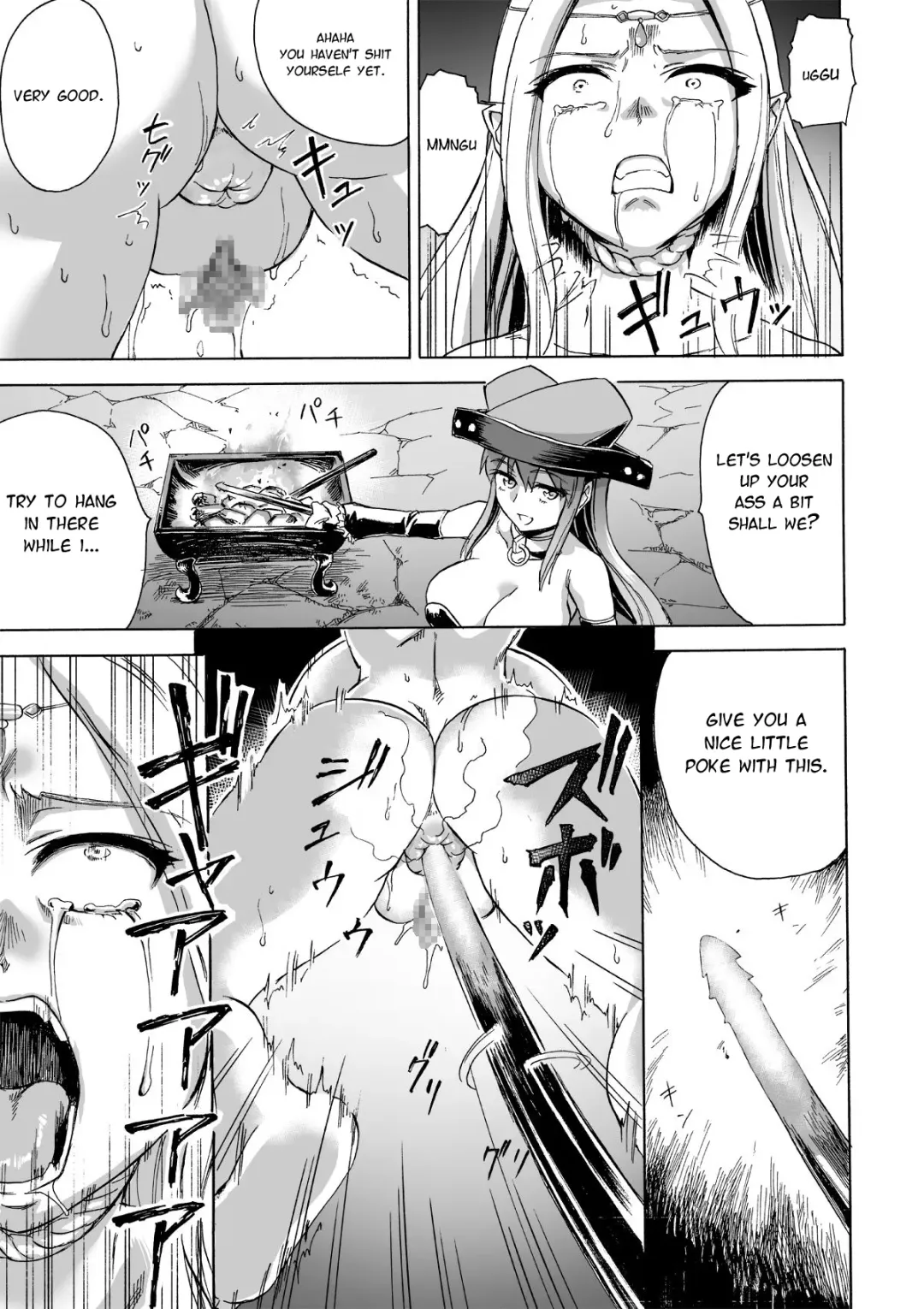 [Matumoto Kei] Majo no Rakujitsu 2 -Kagyaku- | Witch's Final Hour 2 -Cruel Torture- Fhentai - Page 26